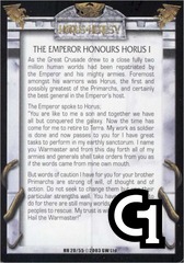 The Emperor Honours Horus I